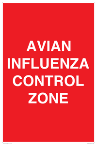 AVIAN INFLUENZA CONTROL ZONE